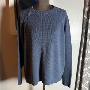 REI Cooperative 100% Cotton Waffle Knit Sweater SZ XL